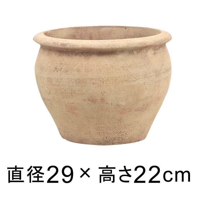 植木鉢 おしゃれ 大型 丸つぼ型 アンティーク 素焼き鉢 テラコッタ 鉢 植木鉢 おしゃれ 大型 丸つぼ型 アンティーク 素焼き鉢 テラコッタ 鉢