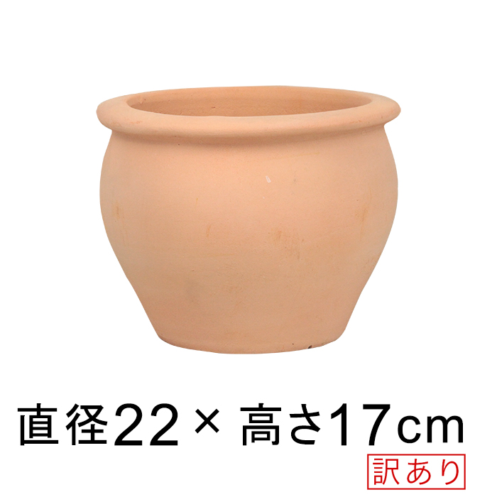 装飾付きテラコッタ植木鉢 38cm rv5215tc-s-g.jpg