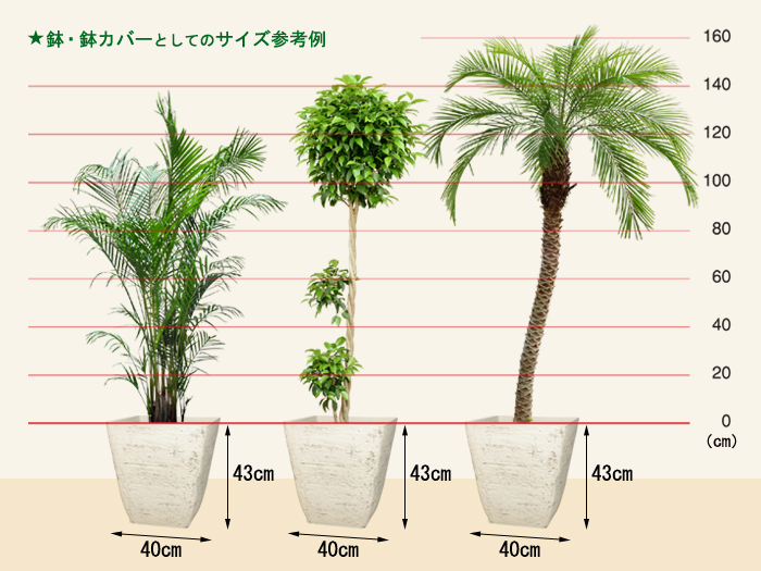 売れ筋超安い 軽量・合成樹脂製ポット 角型 スクエア 40cm 43リットル