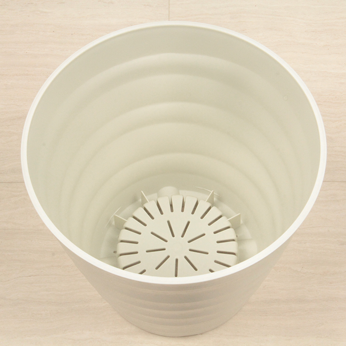 おしゃれ 植木鉢 フレグラーポット 21cm [7号] アイボリー 5リットル おしゃれ 植木鉢 軽い プラスチック 室内 屋外 |  | 03