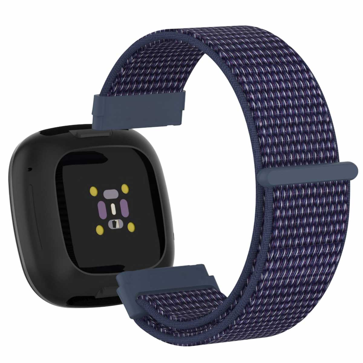 保護カバーセット】Fitbit sense versa 3 交換 ベルト ナイロン