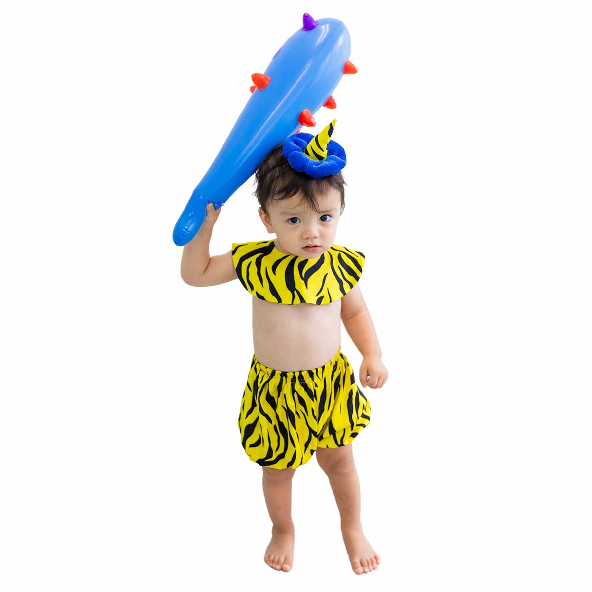 節分 鬼 衣装 パンツ スタイ ベビー 赤ちゃん 子供 キッズ 保育園 青