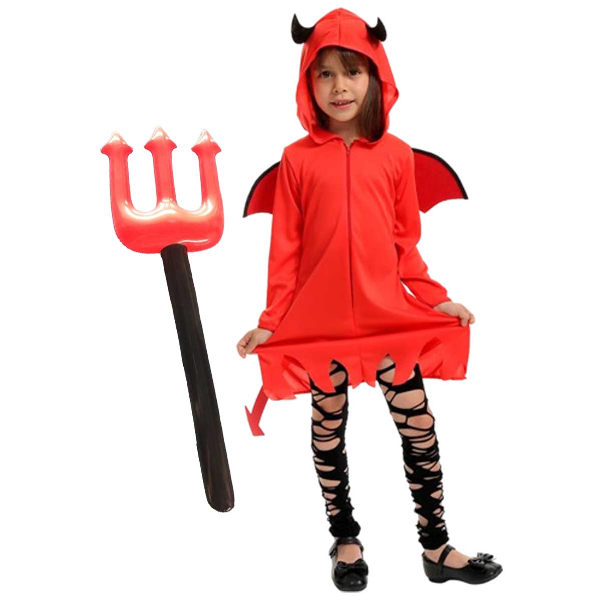デビル槍セット】ハロウィン コスプレ 子供 男の子 デビル 仮装 女の子