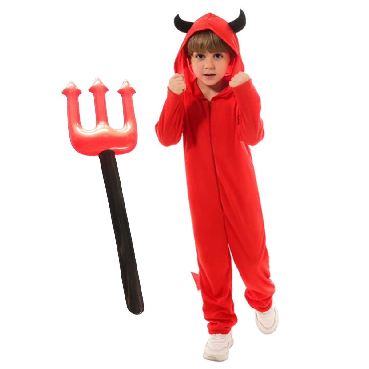 撤退【デビル槍セット】ハロウィン コスプレ 子供 男の子 デビル 仮装