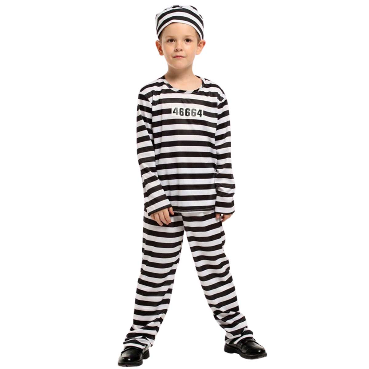 手錠セット】ハロウィン 衣装 子供 男の子 女の子 囚人 囚人服