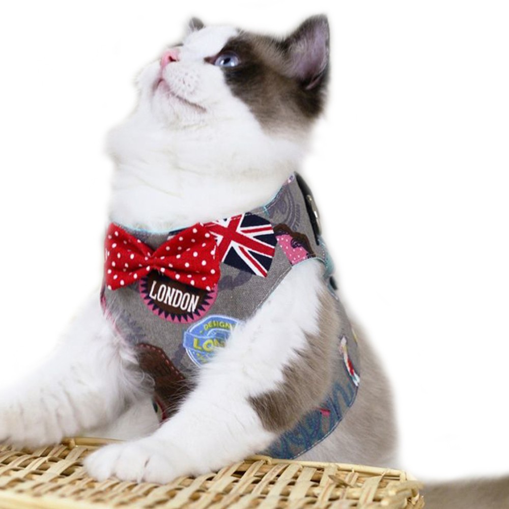 猫用 ハーネス 猫 リード 胴輪 ねこ 子犬 小型犬 首輪 子猫 服