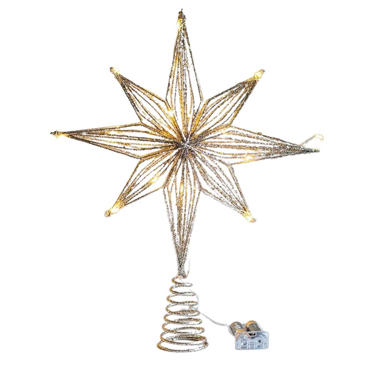LEDライトセット】クリスマス ツリートップ スター クリスマスツリー
