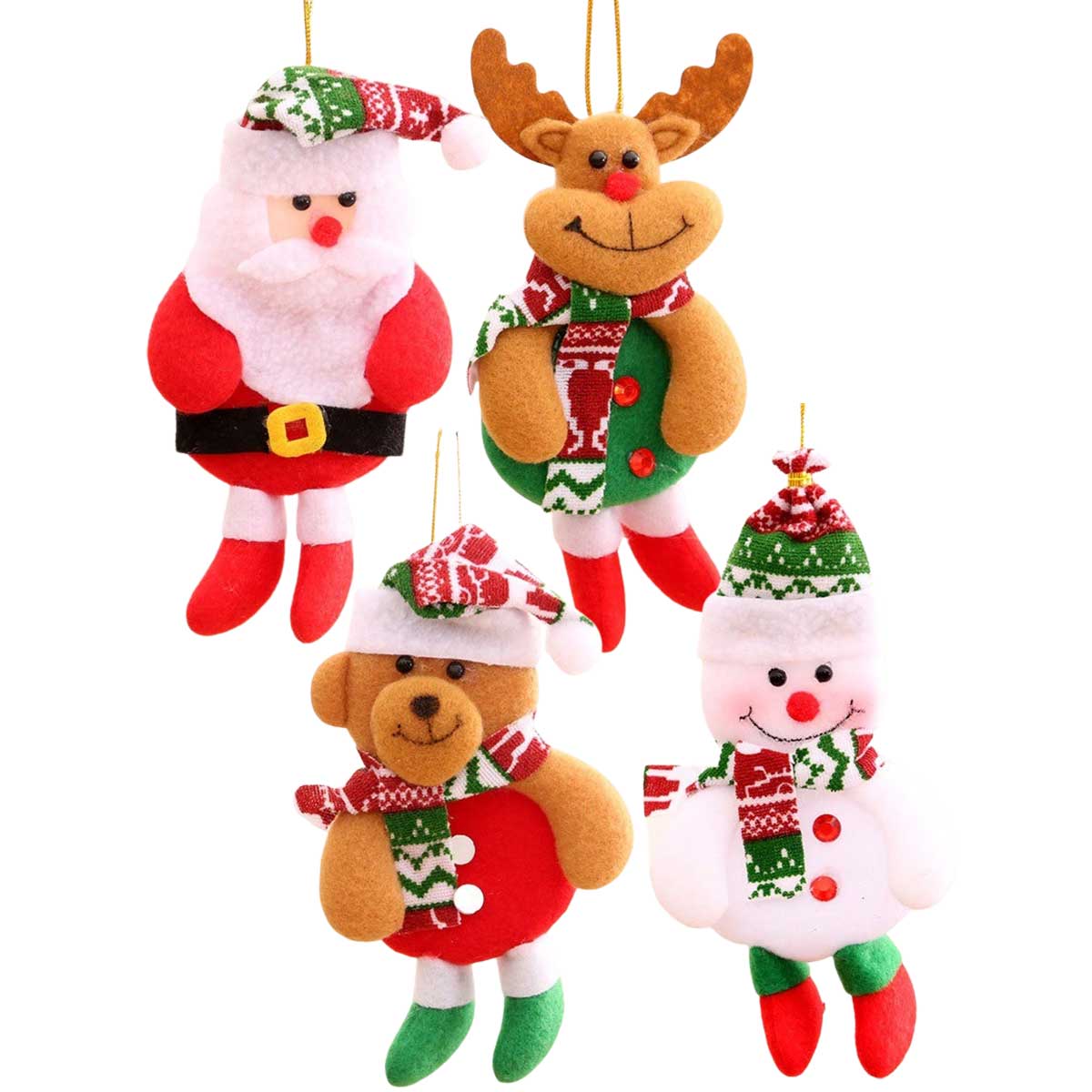 Amazon | Burleigh バーレイ Red Calico クリスマスオーナメント