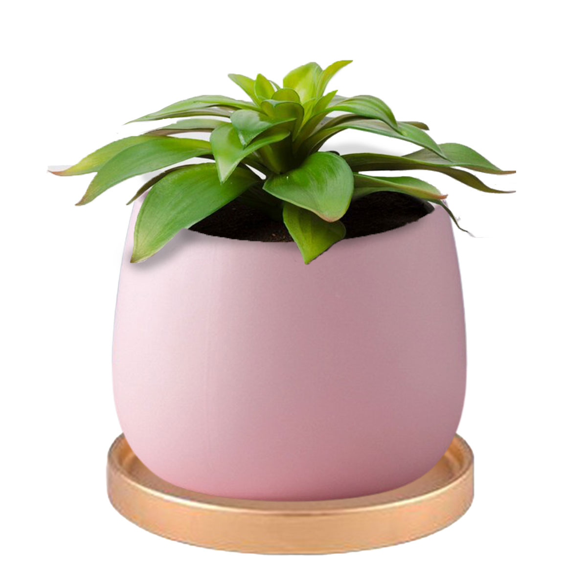 2サイズセット】植木鉢 おしゃれ プランター 陶器 受け皿 観葉植物 鉢