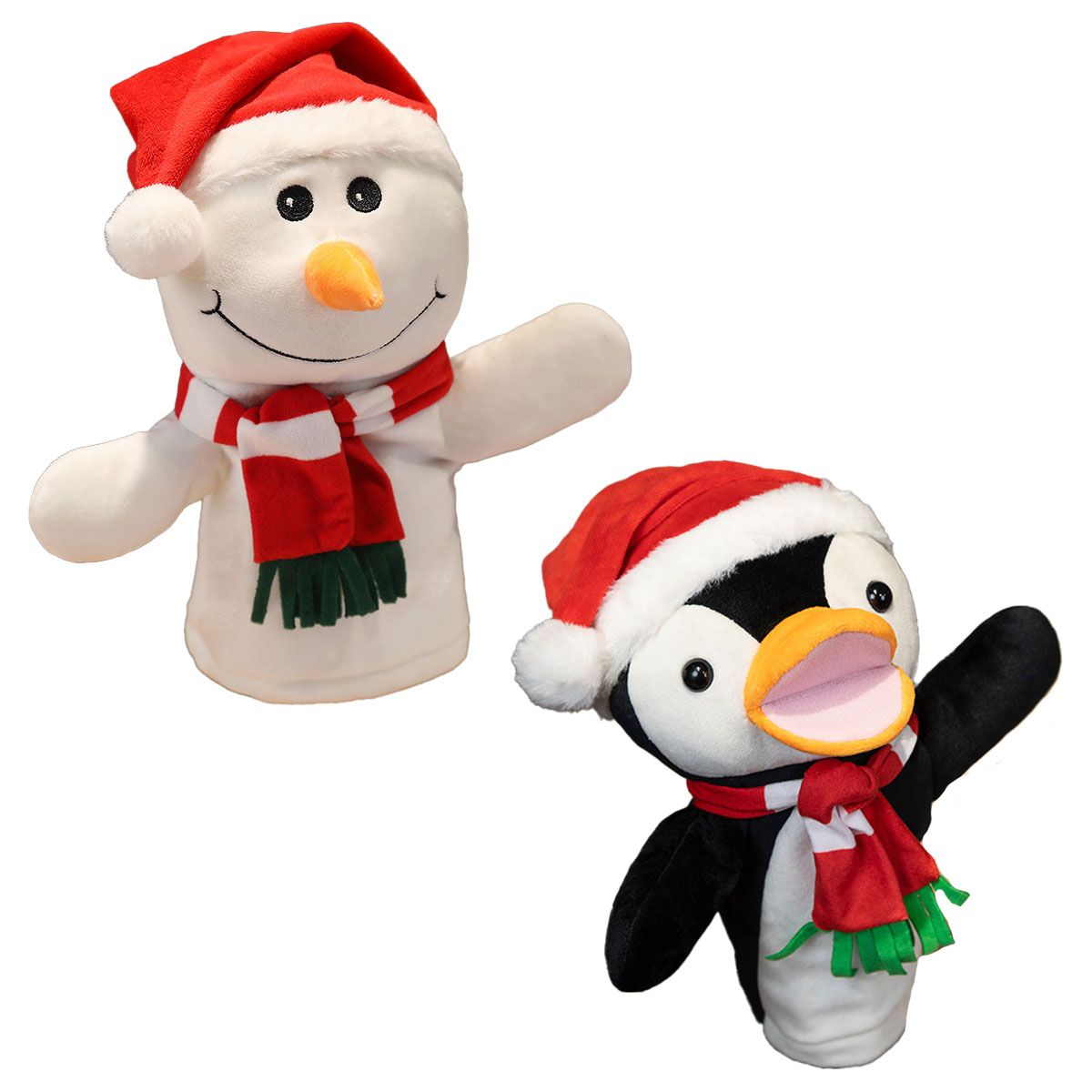 クリスマス パペット 人形 セット サンタ ぬいぐるみ : いいひ - 通販