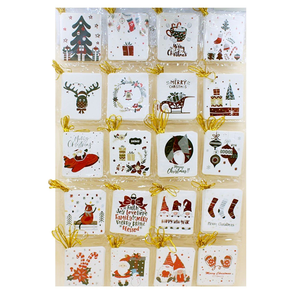 クリスマス カード セット メッセージカード グリーディングカード