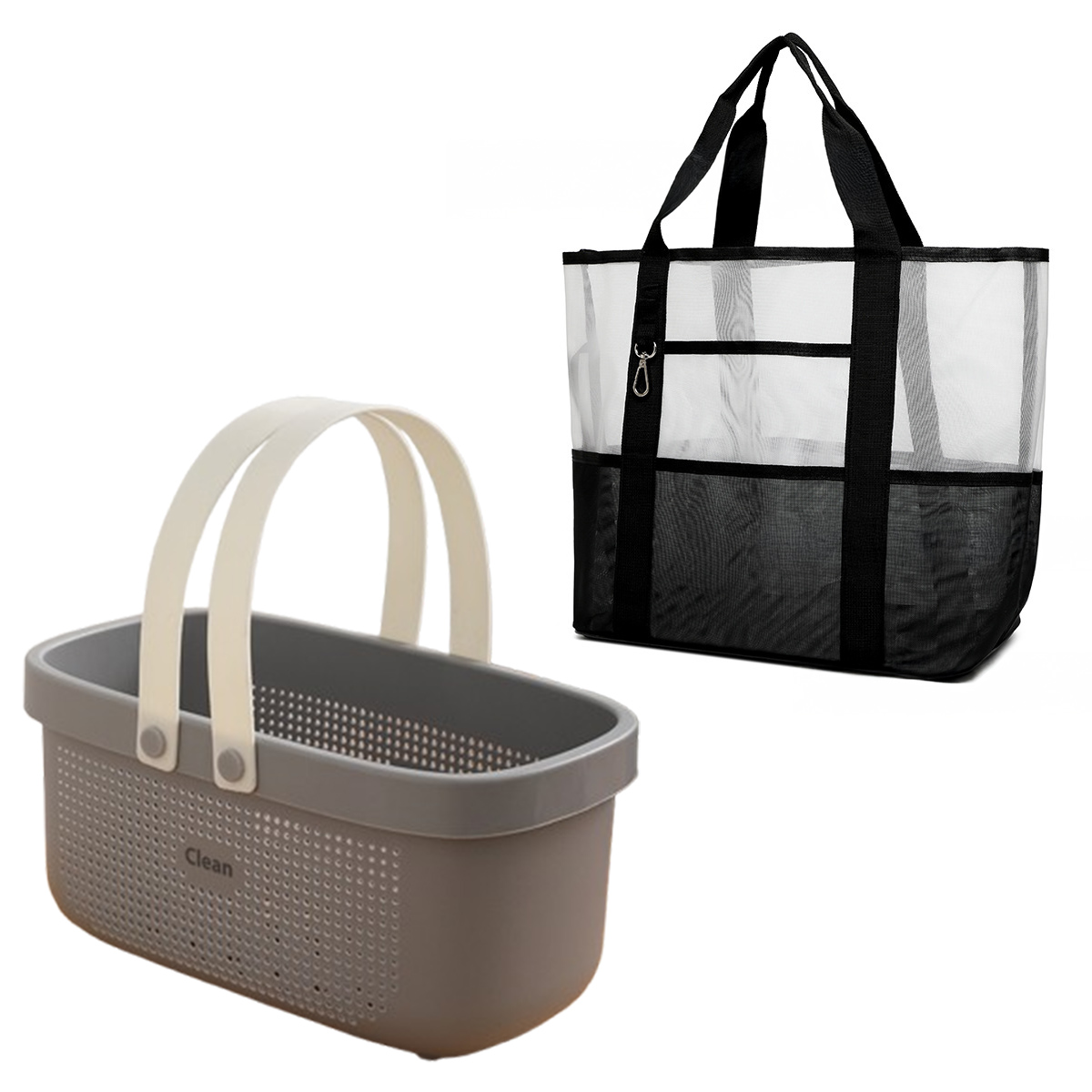 メッシュバッグ 持ち運び スパバッグ メッシュ 温泉バッグ 大きめ