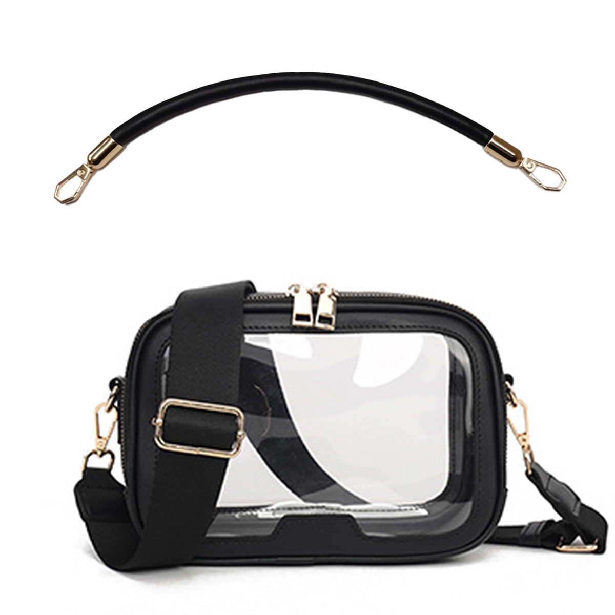 ぬいぐるみポーチ 20cm 15cm 2体 クリアバッグ 大きめ ぬいポーチ 推し