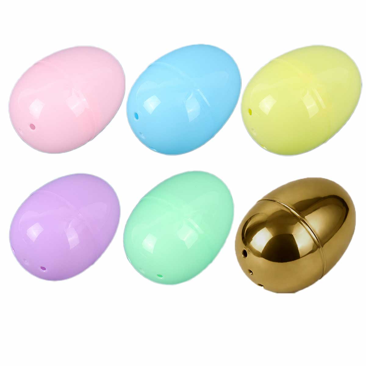 イースター エッグ カプセル エッグハント パステル 金 セット 10個 50
