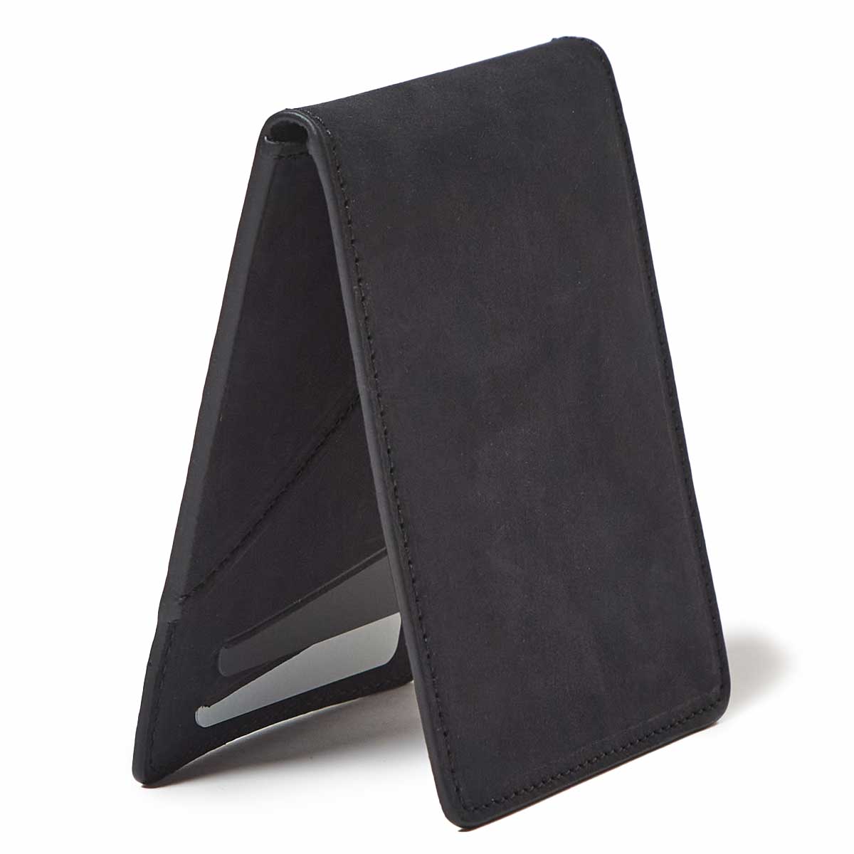 本革 マネークリップ 小銭入れ付き 薄い財布 薄型 財布 メンズ ミニ