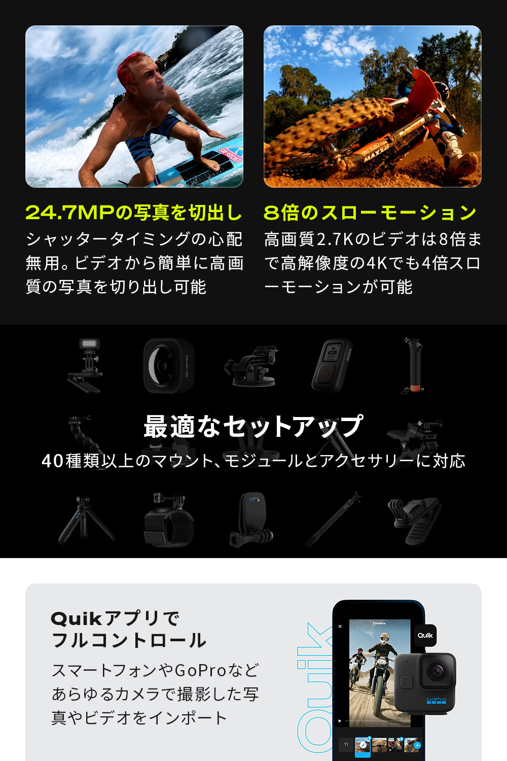 GoPro公式限定 HERO11 Black Mini + SDカード 国内正規品 ウェアラブル