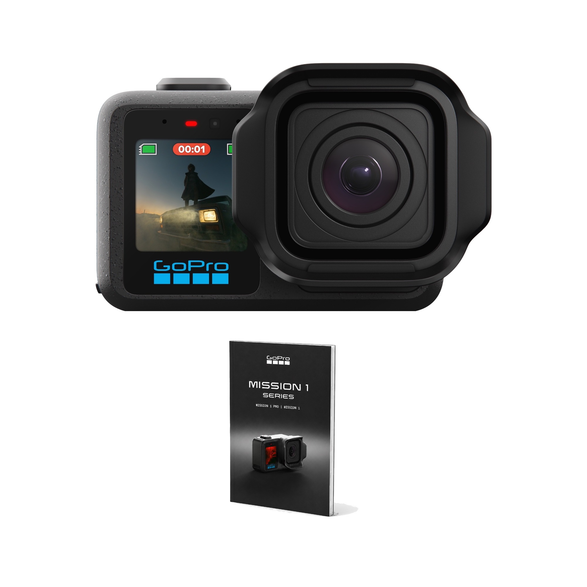 GoPro�����X�g�A���� GoPro MISSION 1 �|�P�b�g�K�C�h�t 1�C���`�Z���T�[ 8K30 �h��20m �A�N�V�����J���� �S�[�v���y�������K�i�z