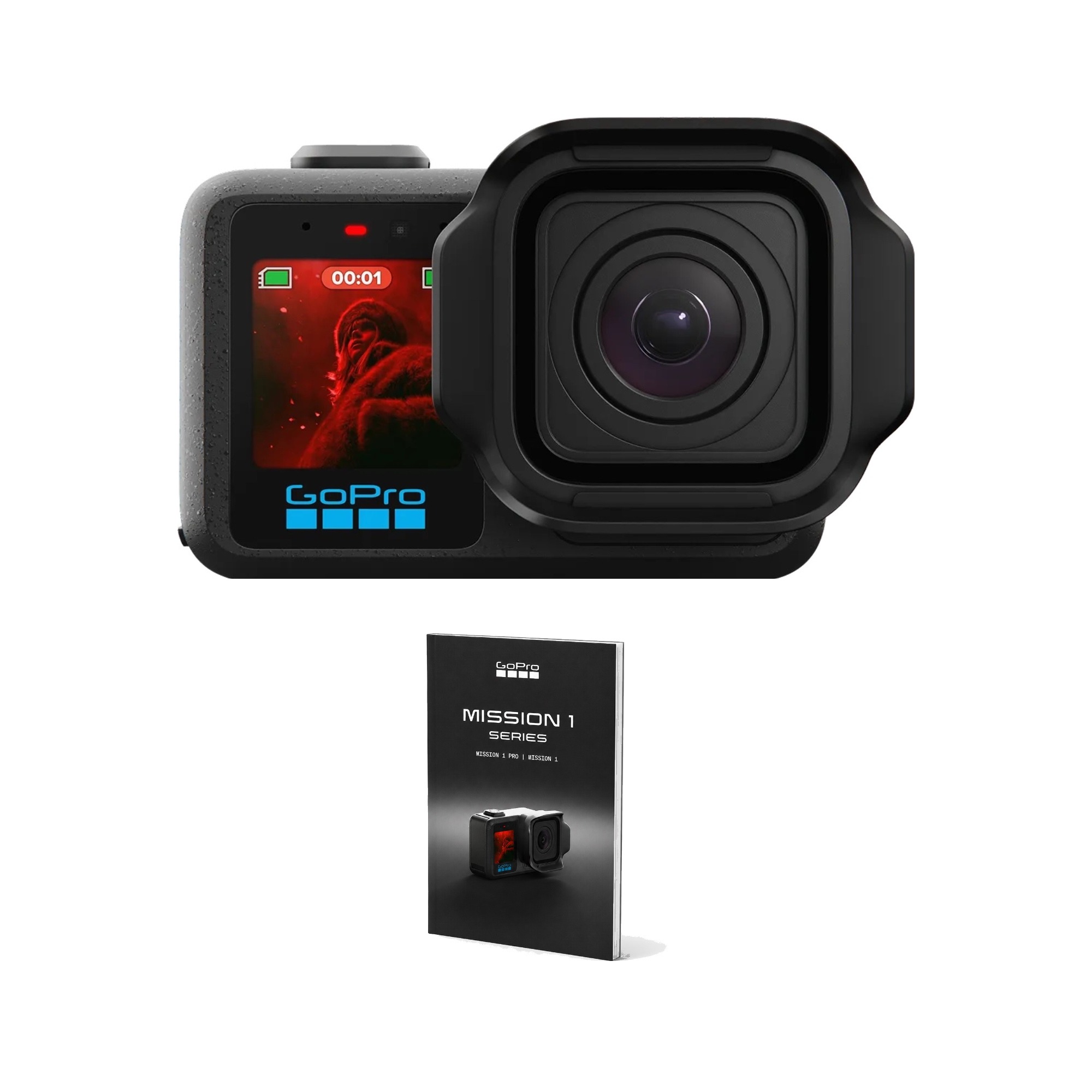 GoPro�����X�g�A���� GoPro MISSION 1 PRO �|�P�b�g�K�C�h�t 1�C���`�Z���T�[ 8K60 �h��20m �A�N�V�����J���� �S�[�v���y�������K�i�z