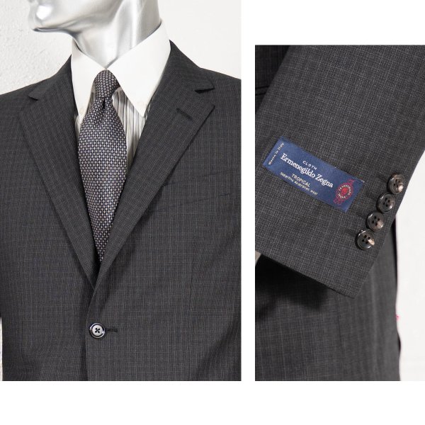 ZEGNA（ゼニア） dc スーツ メンズ ゆったりめ 春夏 トロピカル 30代