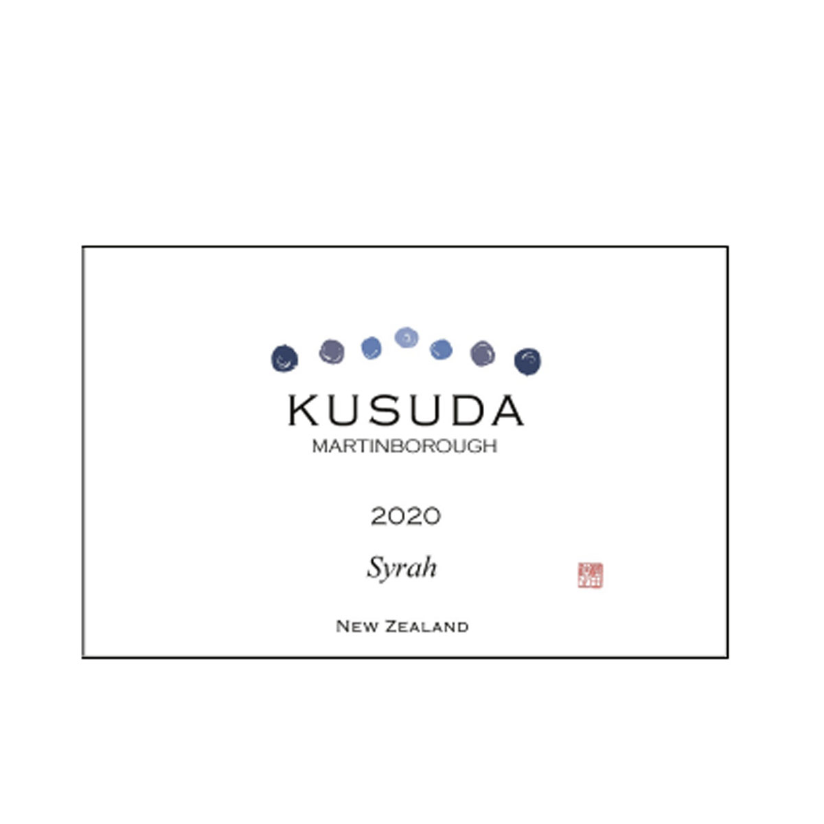 クスダ ワインズ シラー 2016 Kusuda Syrah 赤ワイン Kusuda Wines