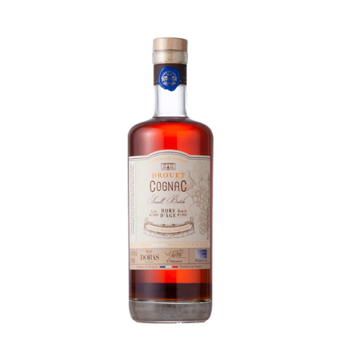 ドルーエ グランド・シャンパーニュ ロット1960 デミジョンfor BAR DORAS and Whisk-e 700ml