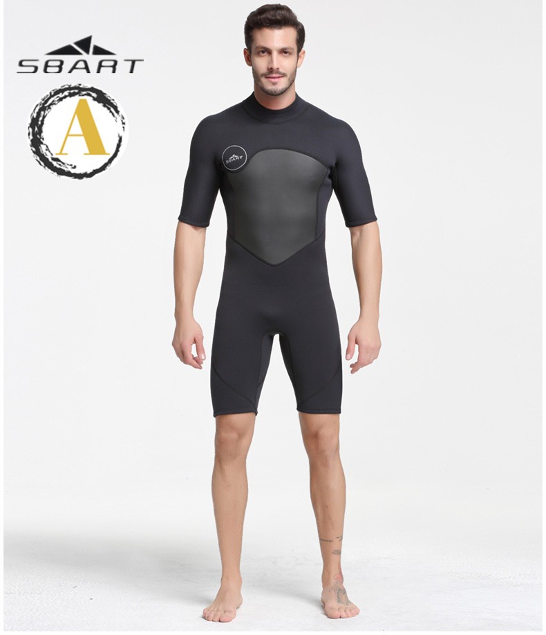 男性 ウェットスーツ パンツ ダイビング スイミング スキューバ 日光保護 サーフ 全2色4サイズ