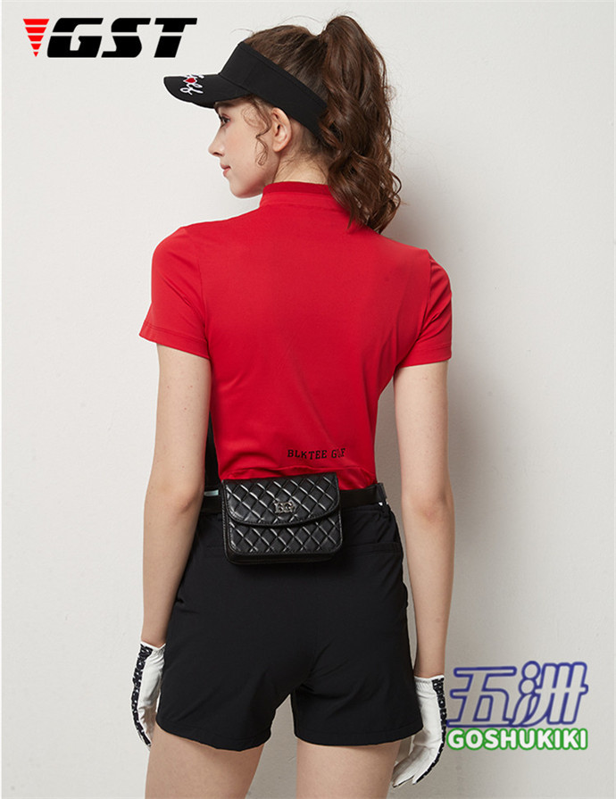 ゴルフベルト ベルト レディース レザー PU ポーチ付ベルト