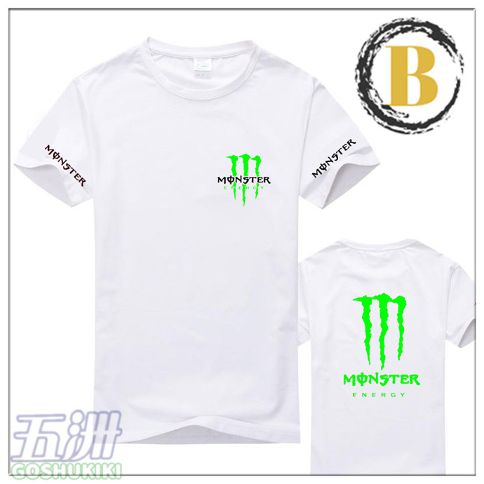 バイクウエア Tシャツ モンスター エナジー メンズ 半袖 ロゴ プリント