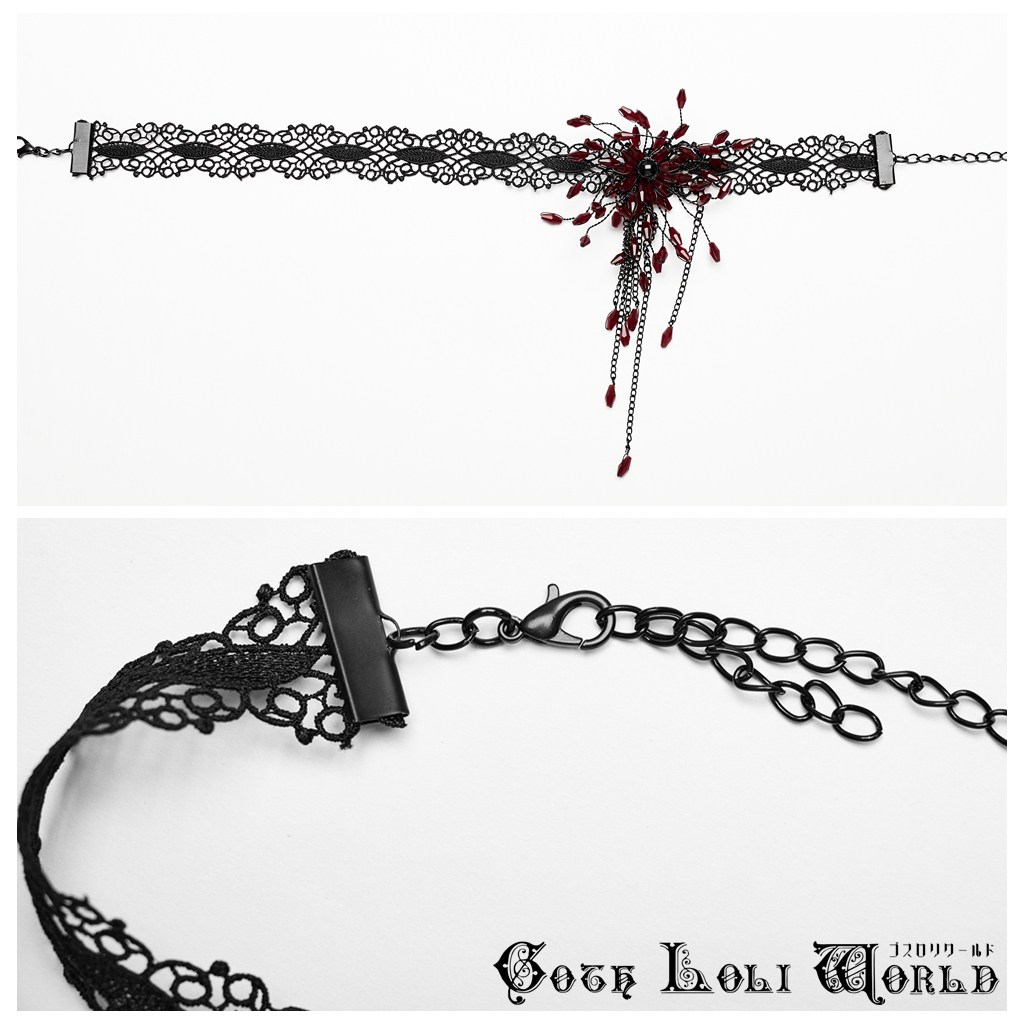 ゴスロリワールド】PUNKRAVE カニカン留めゴシックディティール