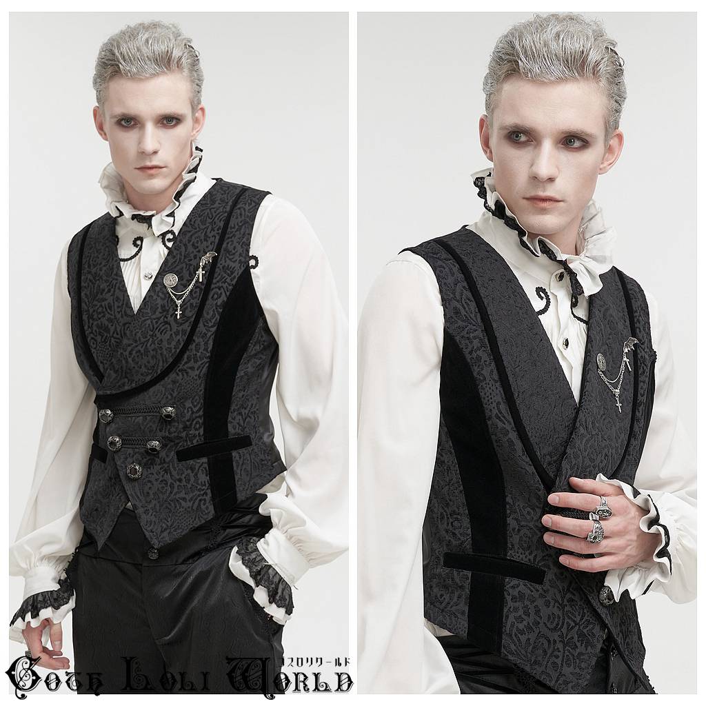 ゴスロリワールド】Devil ハンサム男爵風チャームブローチ付