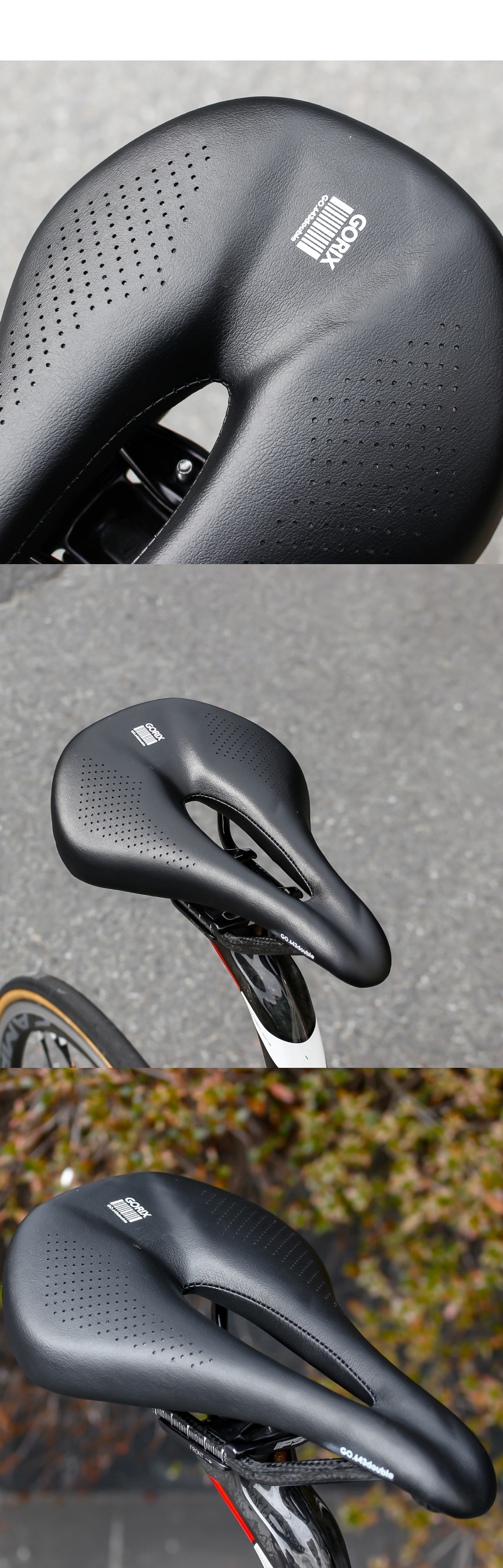 GORIX カーボンサドル 超軽量 ショートノーズ ロードバイク フラット