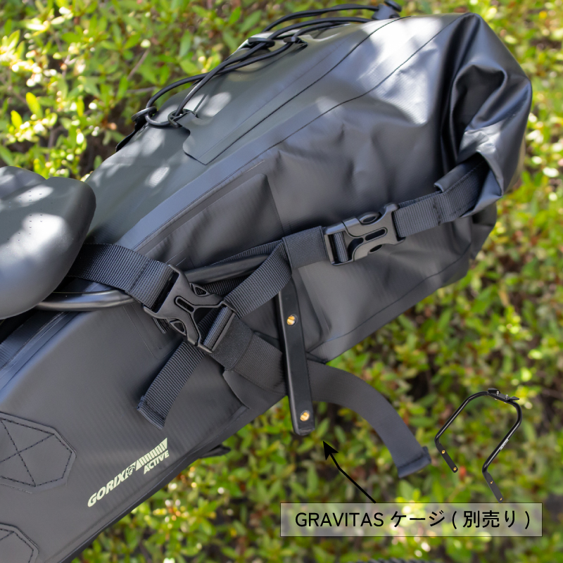 GORIX サドルバッグ 大容量 15L ロードバイク 送料無料 自転車 防水