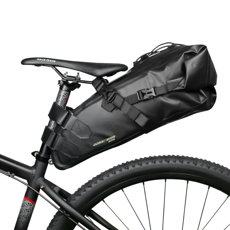 GORIX サドルバッグ 大容量 15L ロードバイク 送料無料 自転車 防水