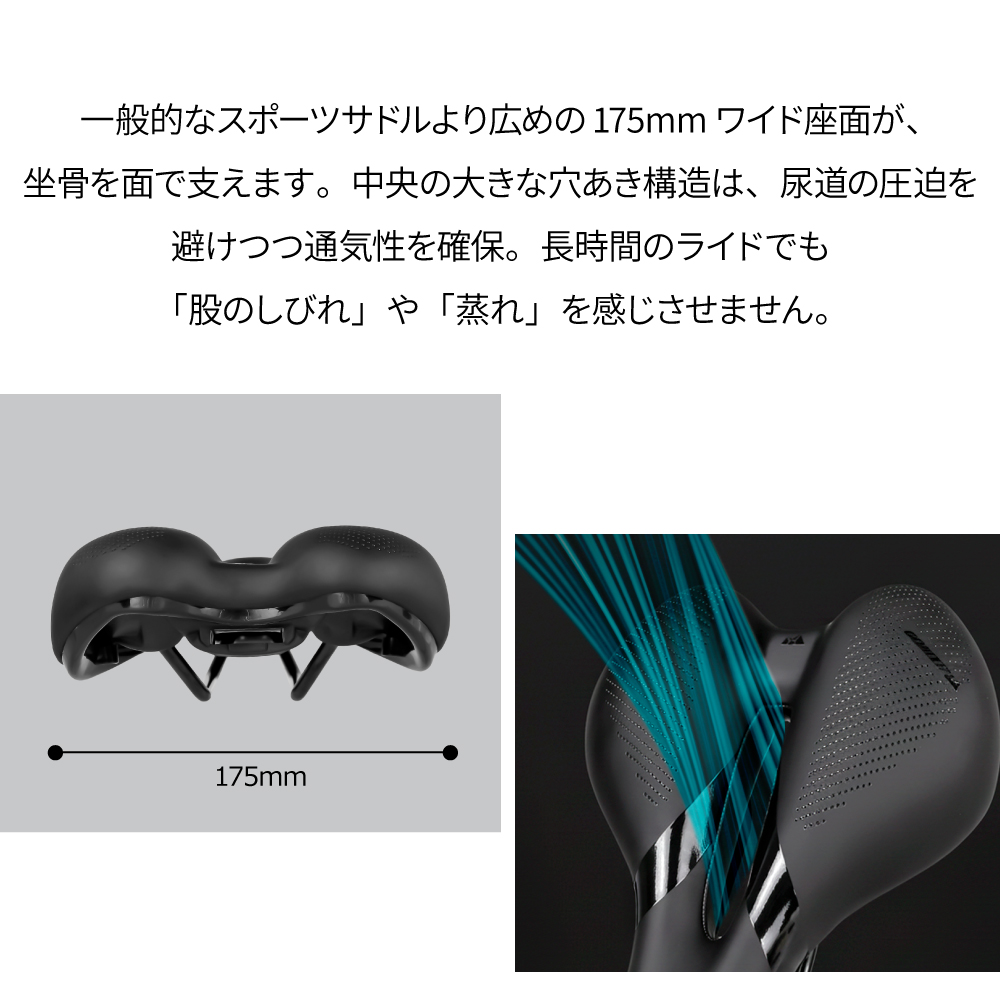 GORIX 送料無料 サドル 自転車 ロードバイク 痛くない 肉厚 クッション