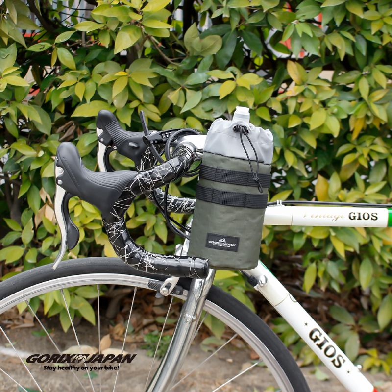 GORIX ドリンクホルダー 自転車 保温保冷 ボトルポーチ 防水 スマホ