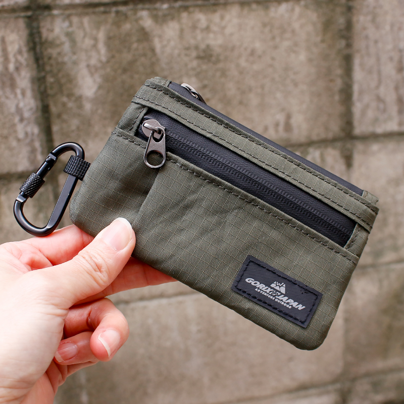 GORE-TEX ミニポーチ＋カラビナキーホルダー 1LDK SELECT - GORE-TEX ミニポーチ ＋ カラビナキーホルダーの