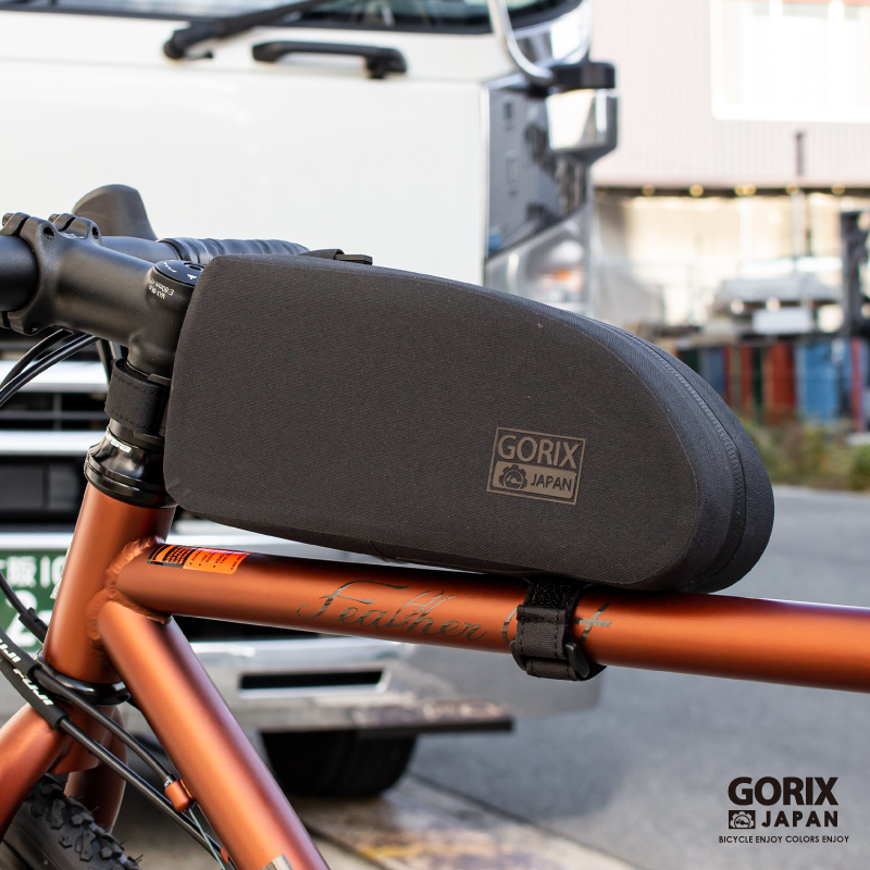 あすつく】GORIX ゴリックス トップチューブバッグ 防水 自転車 ロード