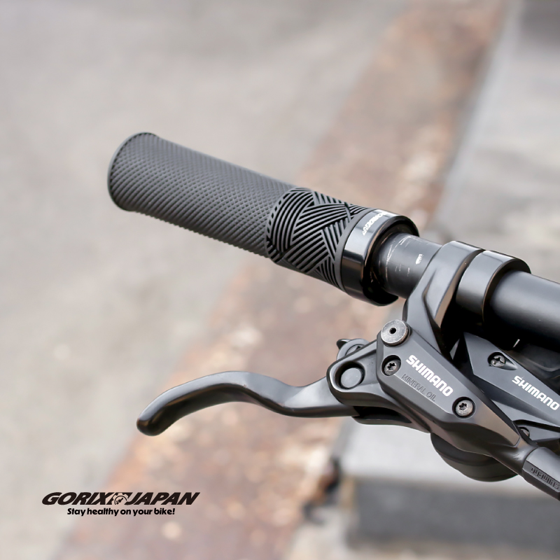 自転車 グリップ 自転車グリップ 高いグリップ力 おしゃれ 133mm 丸グリップ ロックオン ハンドルグリップ クロスバイク mtb (GSR CITY-66) GORIX ゴリックス | GORIX | 11