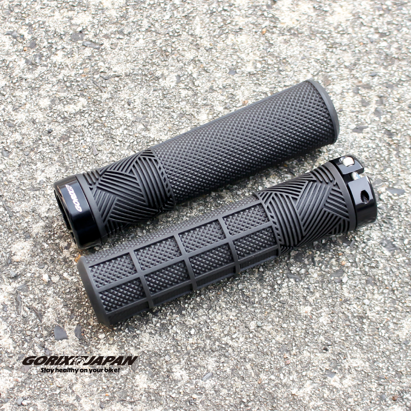 自転車 グリップ 自転車グリップ 高いグリップ力 おしゃれ 133mm 丸グリップ ロックオン ハンドルグリップ クロスバイク mtb (GSR CITY-66) GORIX ゴリックス | GORIX | 12
