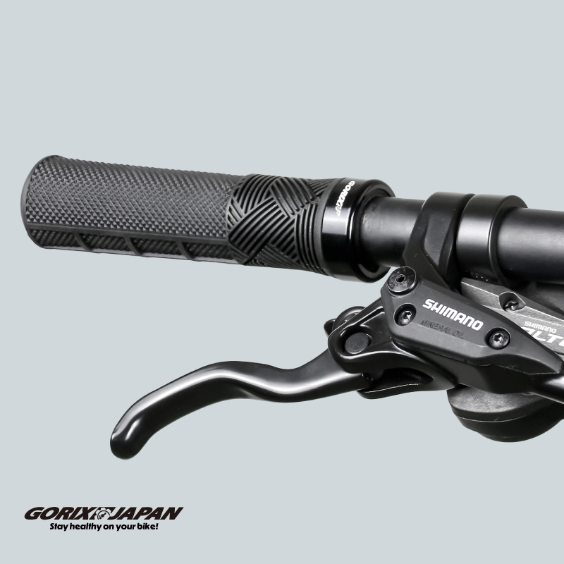 自転車 グリップ 自転車グリップ 高いグリップ力 おしゃれ 133mm 丸グリップ ロックオン ハンドルグリップ クロスバイク mtb (GSR CITY-66) GORIX ゴリックス | GORIX | 08