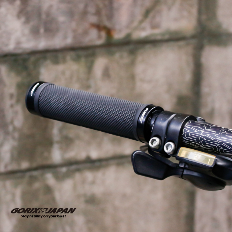 自転車 グリップ 自転車グリップ 高いグリップ力 135mm 丸グリップ 両側ロックオン ハンドルグリップ クロスバイク mtb グリップ交換 (GSR CITY-99) | GORIX | 09