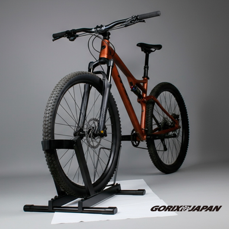 送料無料 自転車 スタンド 室内 屋外 1台 ロードバイク 倒れない 転倒防止 自転車スタンド クロスバイク E-bike 駐輪 ガレージ 駐輪場 ゴリックス(EZLock) | GORIX | 07