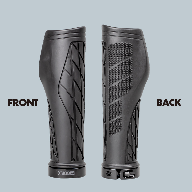 GORIX 自転車グリップ [エルゴグリップ 130mm 高いグリップ力