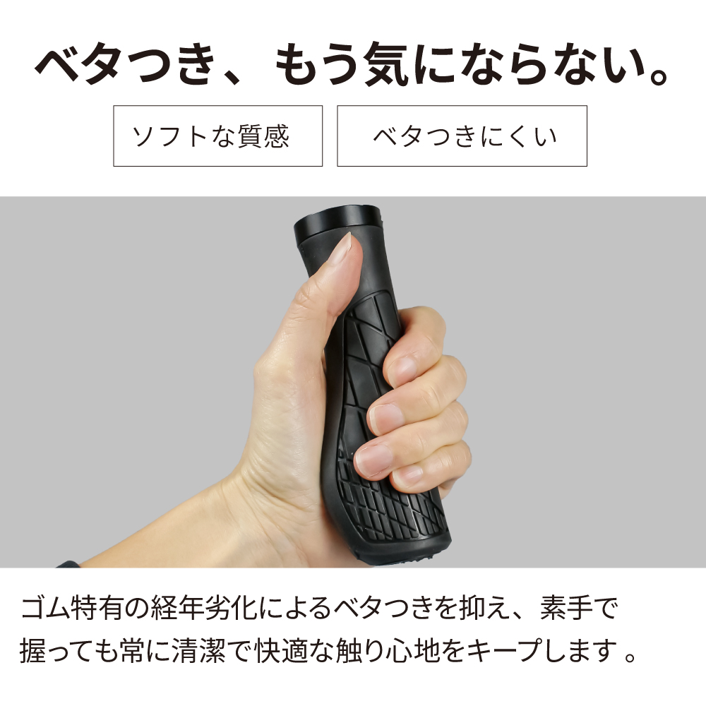 自転車 グリップ エルゴグリップ クロスバイク...の詳細画像5