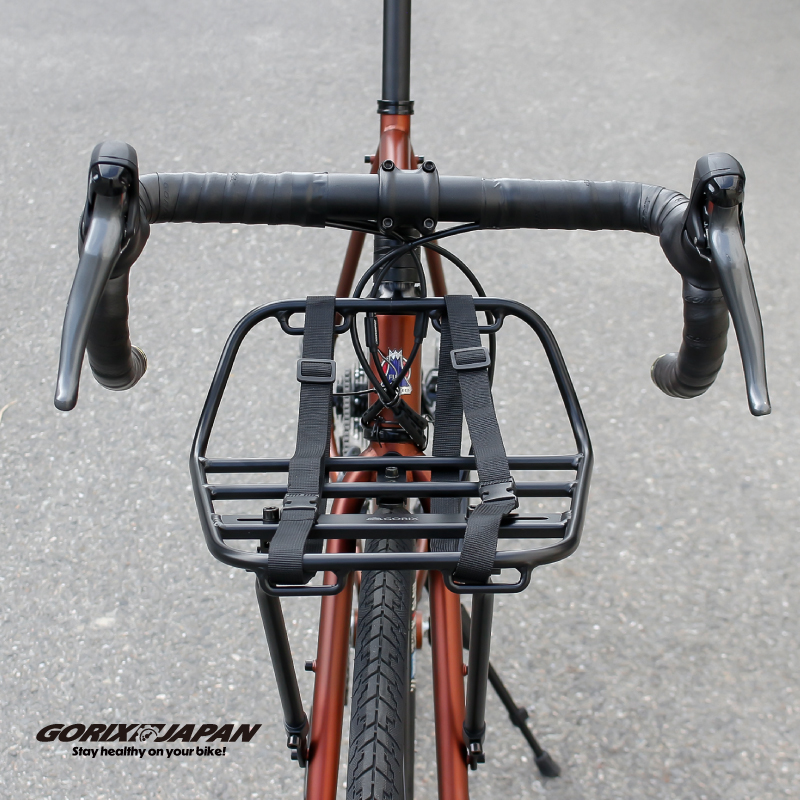 GORIX ゴリックス フロントラック 自転車 ロードバイク 荷台 700c