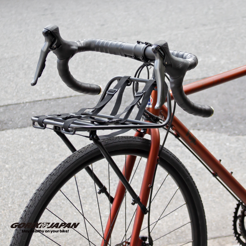 GORIX ゴリックス フロントラック 自転車 ロードバイク 荷台 700c