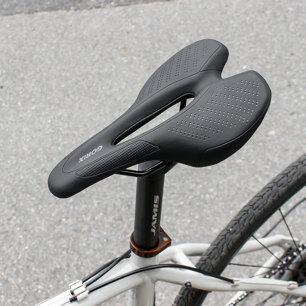 GORIX 送料無料 サドル ロードバイク 自転車 お尻の痛みに 薄型