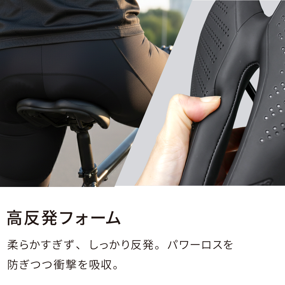 GORIX 送料無料 サドル ロードバイク 自転車 お尻の痛みに 薄型