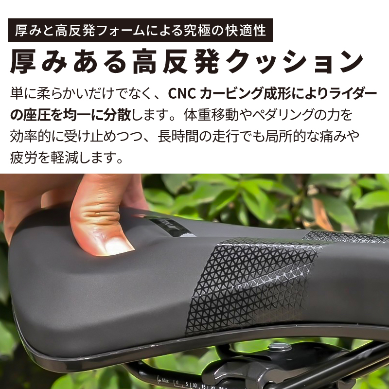 ゴリ GORIX 送料無料 サドル 自転車 ロードバイク 高反発 柔らかい