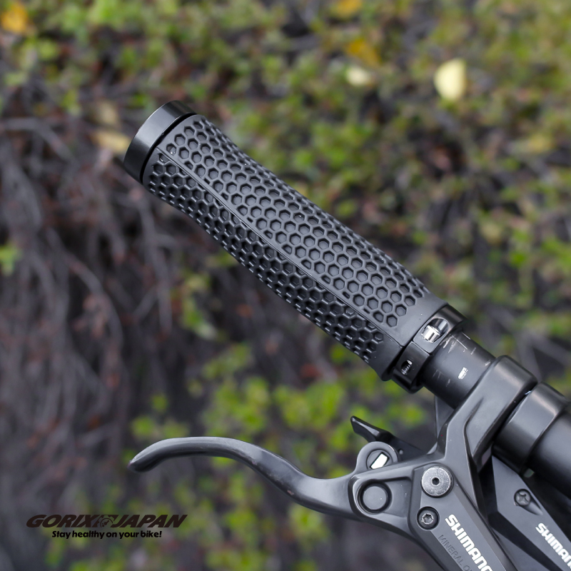 GORIX 自転車 グリップ クロスバイク エルゴ 130mm 3D 衝撃吸収